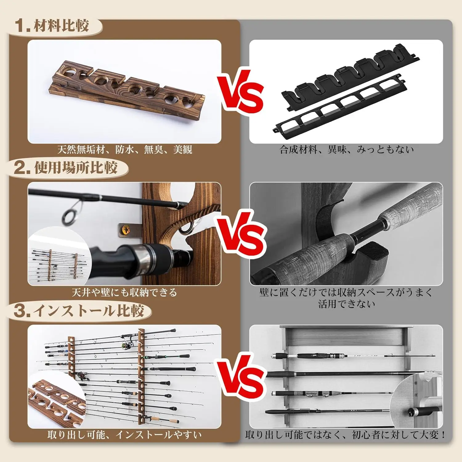 Rak Penyimpanan Joran Pancing  - Fishing Rod Rack ulasan dan harga
