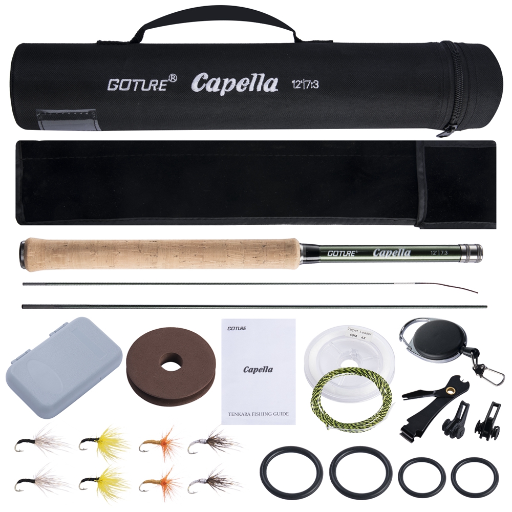 Goture Set joran pancing Tenka - Fishing Rod Fly ulasan dan harga