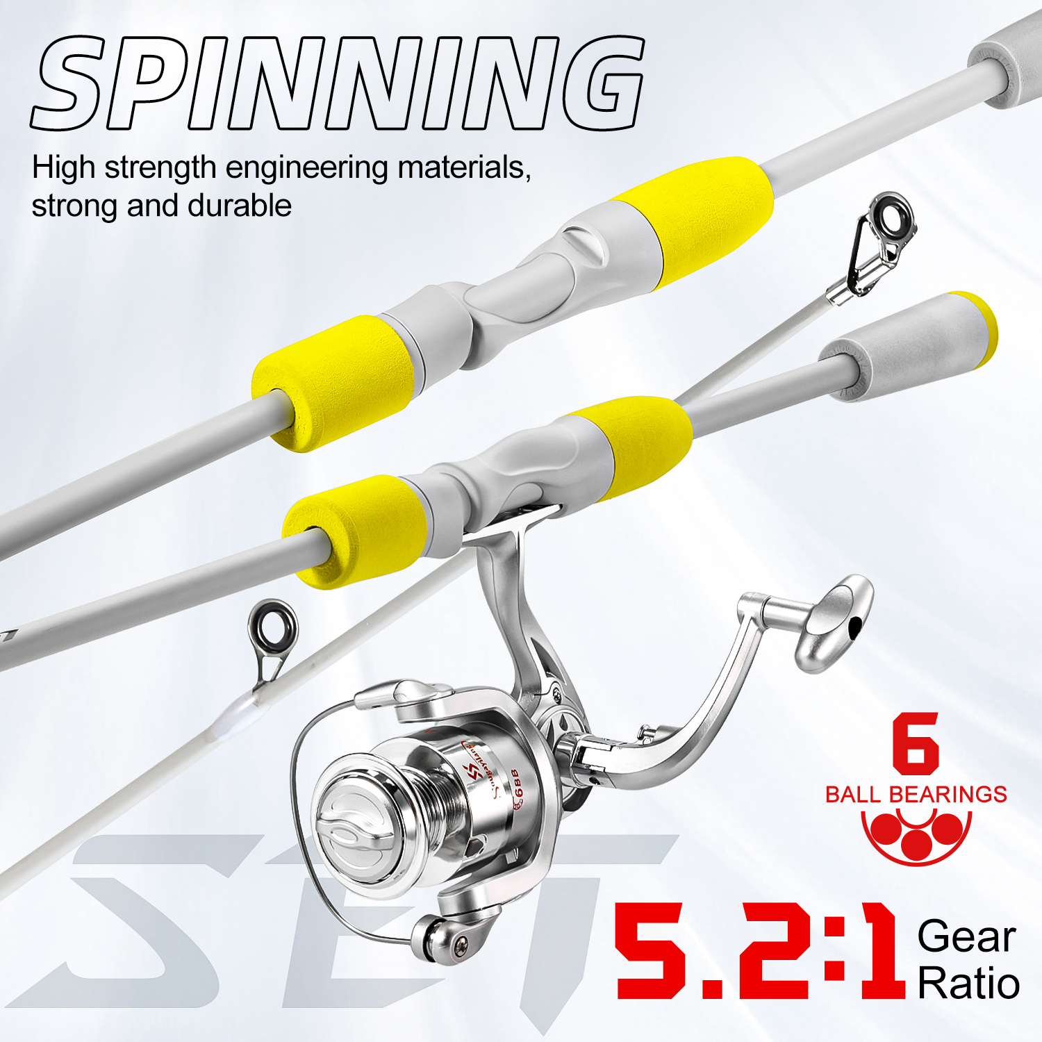 Sougayilang 2-section Spinning - Fishing Rod Spinning ulasan dan harga